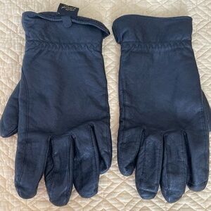 Elegant Paris Black Leather Men's Gloves